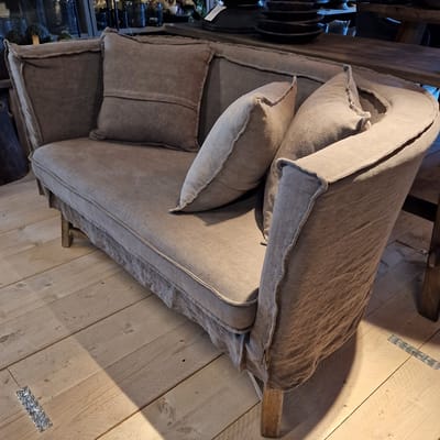 AURA PEEPERKORN| bankje | Dikke Dirk |kleur taupe