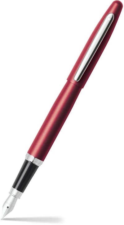 Sheaffer Vulpen - VFM - Zwart en Rood met Chroom - Penpunt F