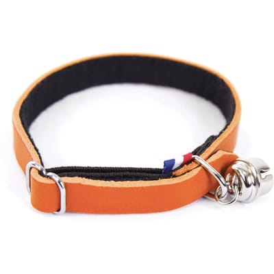 Kattenhalsband van viltleer Martin Sellier