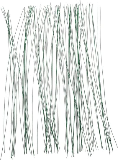 Bloemendraad - Binddraad bloemen - Bloemschikken - Realistische groene coating - 100 stuks - Groen