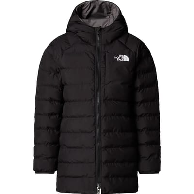 Lange gewatteerde jas met capuchon voor meisjes The North Face Perrito