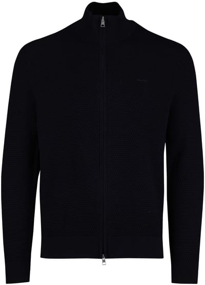 Gant vest donkerblauw