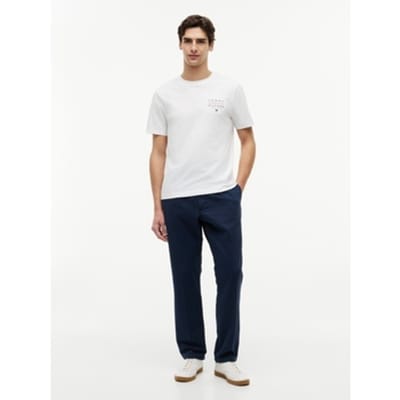 Tommy Hilfiger Brand Love T-shirt White Größe: S | Basic T-Shirts Outlet | Herren | Weiß