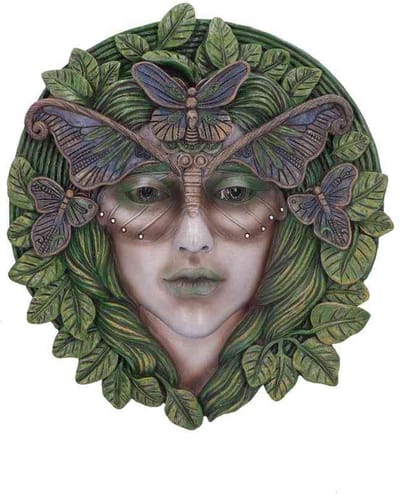 Nemesis Now - Beeld/figuur - Fern Boom Geest Muurplaat 20cm - Groen