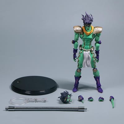 Anime Figuur Jojo Avontuur Lege Chengtaro Platinum Ster Beweegbaar Groot Groot Formaat Figuur Model Bureau Ornament Collectie blue