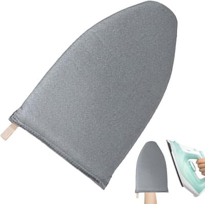 Strijkhandschoen - Stoomhulp - Kleding Stomen - Waterdicht Hittebestendig - 24x15x3 cm - Grijs