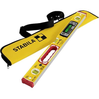 Stabila TECH 196 DL 19829 Digitale waterpas Incl. anti-slip, Incl. tas 61 cm 0.5 mm/m
