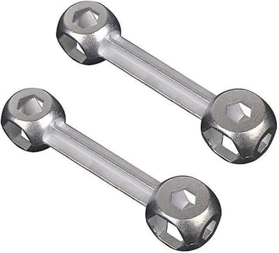 Hexagonale Fiets Sleutel 10-in-1 Metalen Multifunctionele Moersleutel 6-15 mm Voor Fietsonderhoud