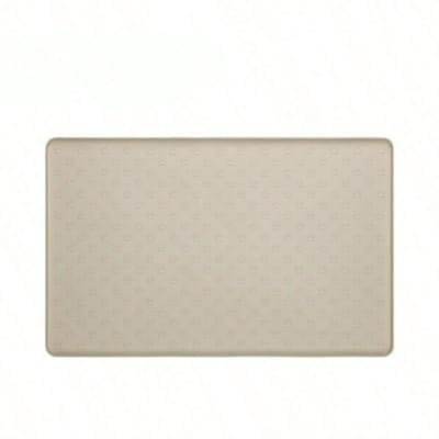 Tapis de sol pour animaux de compagnie en silicone anti-déversement pour chien et chat tapis pliable empreinte de patte fournitures pour chat et chien tapis d'alimentation pour animaux de compagnie beige