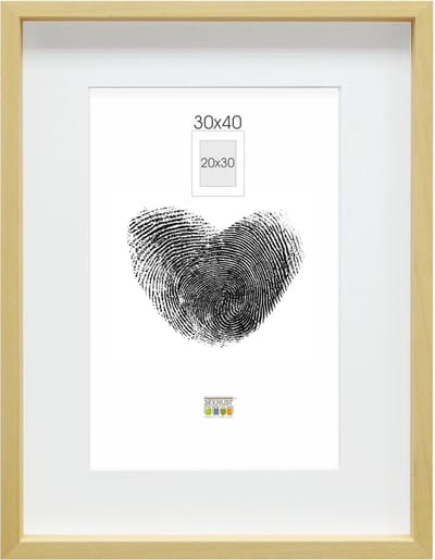 Deknudt Frames fotolijst - naturel - passe-partout - 20x30 / 30x40 cm