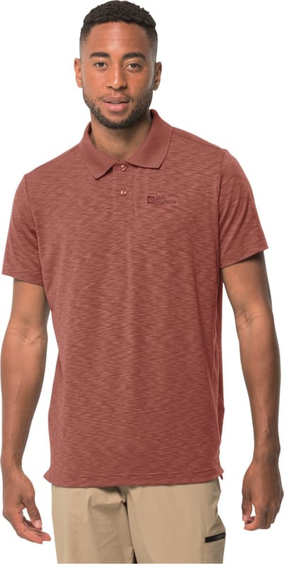 Jack Wolfskin Travel T Men - Outdoorshirt - Heren - Barn Red - Maat XL