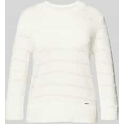 Gebreide pullover met ronde hals