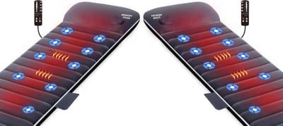 Core® Massage Mattress 10 Modi - Massage Matras - Massage Matras Met Warmte - Zwart- ‎ 62 x 46 x 24 cm; 3.38 kg