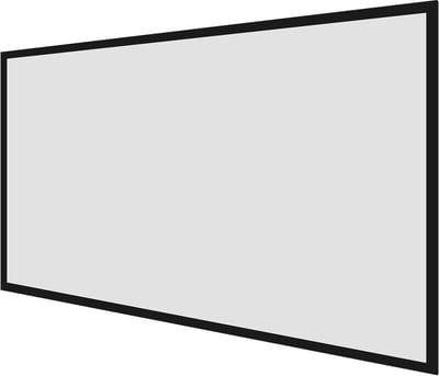 Projectiescherm - Beamer doek - Thuisbioscoop - 160 graden kijkhoek - 330 cm diagonaal - Wit