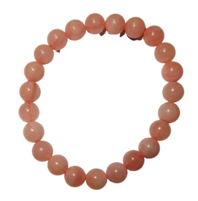Rozenkwarts Armband 8 mm.