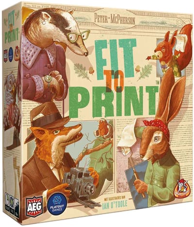 White Goblin Games - Fit to Print - familiespel - 1 tot 6 spelers - 30 minuten - Vanaf 10 jaar