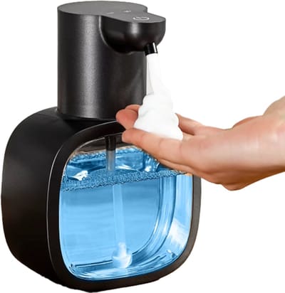 Automatische Wandmontage Zeepdispenser 500ml – Oplaadbare Schuimdispenser met Inductiesensor – Slimme Handzeepmachine voor Badkamer en Keuken