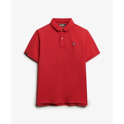 Superdry Vintage Destroy Korte Mouw Poloshirt Rood S Man