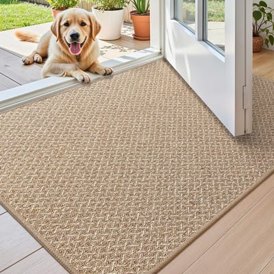 Dailygoods- Binnendeurmat 61x92 cm - Antislip - Wasbaar - Absorberend - Laagprofiel - Geschikt voor Entree - Deurmat