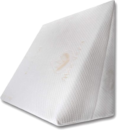 TIM® Leeskussen Voor in Bed – Comfortabel Bookseat Voor Lezen - Gespecialiseerd Rugkussen - Superzachte Schuimvulling – Beige - 50cm x 30cm x 44cm