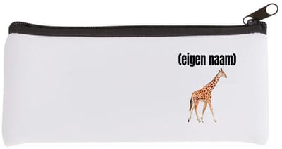 Akyol - giraffe met eigen naam Etui - Giraffe - giraffe liefhebbers - dieren liefhebber - leuk cadeau voor iemand die houdt van giraffen - cadeau - kado - 20 bij 9 cm