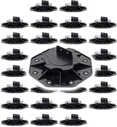 30x Verstelbare Terrasdragers 18-25mm Hoogte - Hoge Draagkracht tot 2700 kg