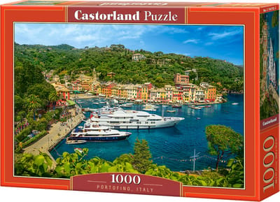 Castorland Portofino, Italy – Puzzel – 1.000 stukjes – Satijnen afwerking – Perfecte pasvorm – Europese kwaliteit