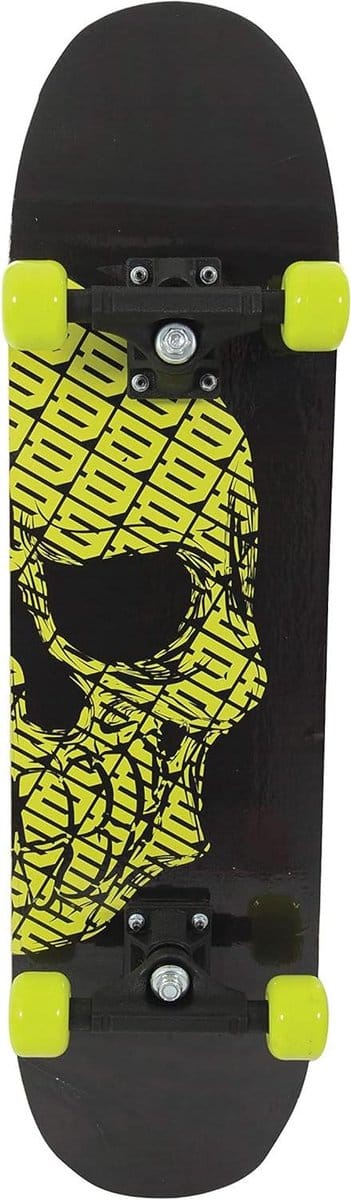 Kinder Skateboard - Urban-x Board - Leren Skaten - Dubbele Kick Tail - 79cm x 20cm - Geel