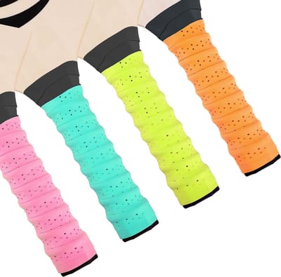 4 Stuks Pickleball Paddle Griptape - Dikke, Vochtregulerende Grip Wrap voor Optimaal Comfort en Controle tijdens het Spelen