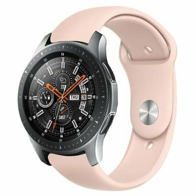 By Qubix - Rubberen sportband - Zacht roze - geschikt voor Huawei Watch GT 6 / GT 7 / GT 6 pro / GT 7 pro - 46mm