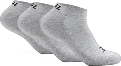 ZEUZ Enkelsokken 3-Pack - Sokken - Sportsokken Heren & Dames - Grijs - Small