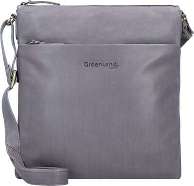 GreenLand Nature Leren Schoudertas Crossbody Bag Granite Paars