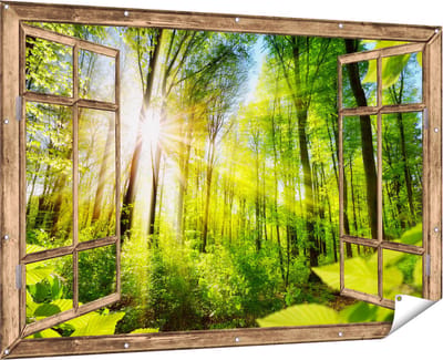 Gards Tuinposter Abstracte Kunst Grijs Marmer - 60x40 cm - Tuindoek - Tuindecoratie - Wanddecoratie buiten - Tuinschilderij