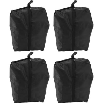 4 STUKS Reisschoenzakken Grote Capaciteit Waterdicht Zwart Reiskleding Opbergtas met Rits voor 43x23CM