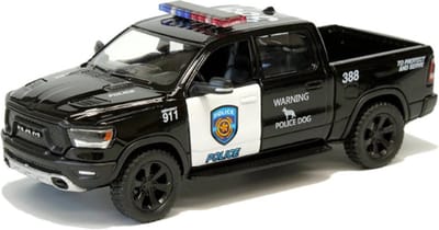 2019 RAM 1500 Police Edition (Zwart) (12 cm) 1/36 Kinsmart - Modelauto - Schaalmodel - Model auto