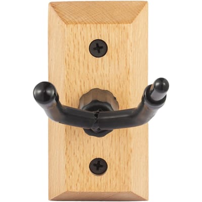Support mural pour violon Muspor avec crochet à archet (Socle en bois), 1 Paquet   Parfait pour Exposer et Ranger les Violons beige