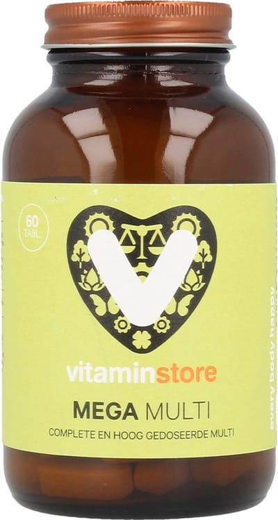 Vitaminstore - Mega Multi (multivitamine) - 60 tabletten