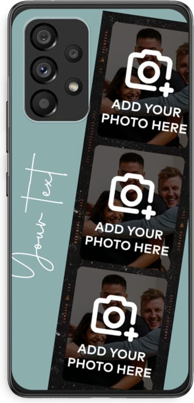 Gepersonaliseerd - Case Company® - Hoesje geschikt voor Samsung Galaxy A53 5G hoesje - Filmrol N°1 - Soft Cover Telefoonhoesje - Bescherming aan alle Kanten en Schermrand