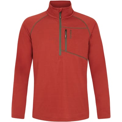 Protest Prtkody – Skipully Heren – Lange mouwen – 1/4 rits – Barn Red