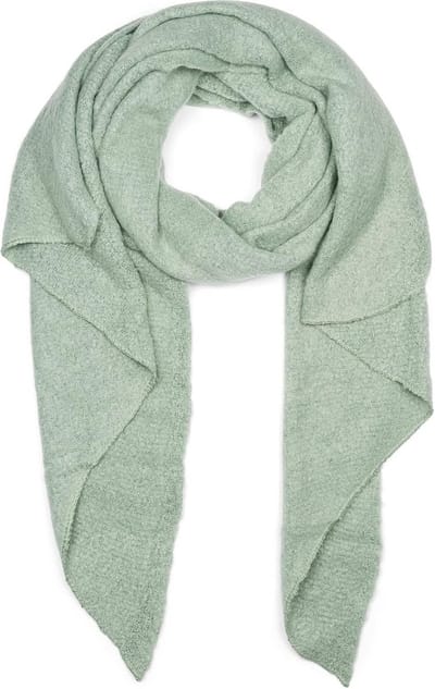 Dames Sjaal - Winter Stola - Warm Aankleden - Asymmetrische Vorm - 186 x 73 cm - Effen