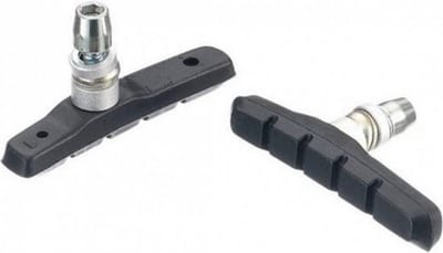 Rieba® Remblokjes Fiets 72mm - 2 stuks - Velgrem - Geschikt voor Stadsfiets & Mountainbike - V-Brake Remblokken - Zwart - 1 Paar
