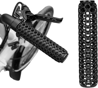 Stuurgrepen Fiets - Handvatten Mountainbike - Comfortabel Fietsen - Zweetvrij Ontwerp - 222 mm - Zwart