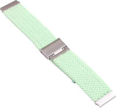 Bandje van gevlochten nylon - geschikt voor Samsung Galaxy Watch 7 / Watch FE / Watch 6 / Watch 6 Classic / Watch 5 / Watch 5 Pro / Watch 4 / Watch 4 Classic - mintgroen