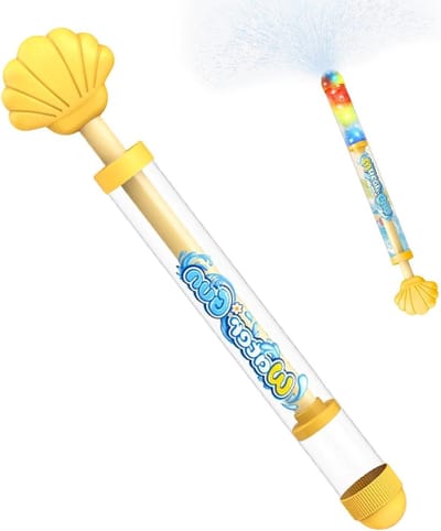 Waterspuit Speelgoed - Waterpistool - Zomer Pret - Lichtgevende Effecten - 36 cm - Geel