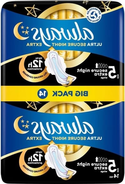 Maandverband Nacht - Inlegkruisjes Vrouwen - Bescherming 's Nachts - Extra Breed - 100 g - Wit