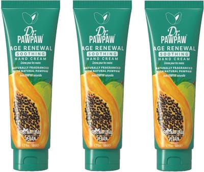 DR PAWPAW - Hand Cream Naturally Fragranced - 3 Pak