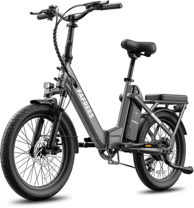 Fafrees Elektrische fiets - Actieradius120km - Verwijderbare batterij 36 V 20Ah - Motor 250W - Shimano 7 versnellingen - Koppelingssensor aan beide zijden - 20 Inch Commuter E-Bike - Dubbele Vering - 20 Inch opvouwbare City Commuter E-Bike - Zwart
