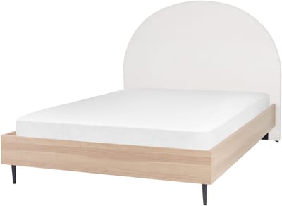 MILLAY - Bed - Gebroken wit - 140 x 200 cm - Polyester