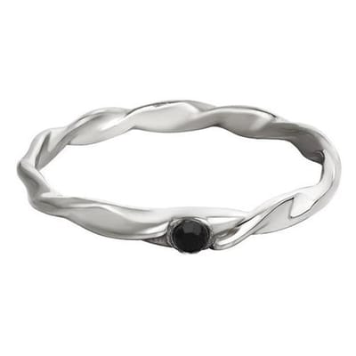 Yehwang ring Gedraaid zilver maat 16