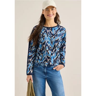 Shirt met patroon en tape